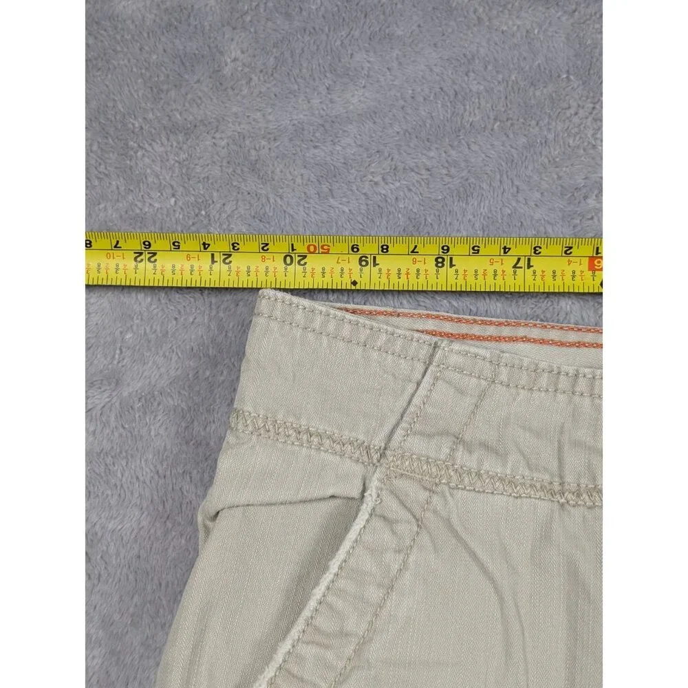 Route 66 Mens Cargo Shorts Size 42 Beige Pockets Outdoor Casual Hiking Adventure
